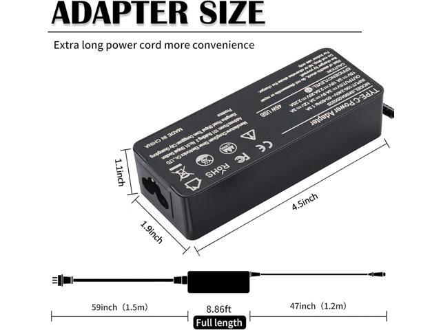 65W 45 Watt USB C Laptop Charger for Lenovo Thinkpad T480 T480s T490 T580 T580s T14 E480 E580 E590 E495 X1 C930 C940, Yoga 7i ADLX65YDC2A...