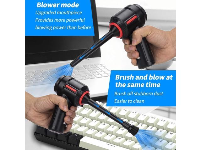 Meudeen Air Duster - Computer Vacuum Cleaner - for Keyboard Cleaning- Cordless Canned Air- Powerful - Energy-Efficient(Air-01)