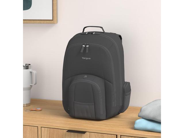 Targus 16 Inch Groove Laptop Backpack, Black - Fits Most Laptops up to 16', Water Resistant Travel Backpack for Business Commuters and Travel (CVR600)