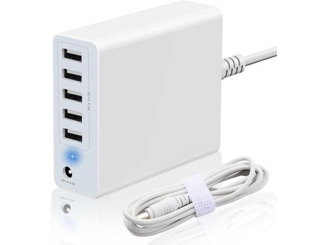 110W GaN 5 Port USB Fast Charger,USB/AC Wall Charger Power,110W Power Adapter L-Tip Replacement for Old 13/15/17 inch Mac Book Pro Mid-2012, Before...