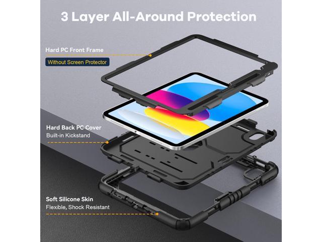 OKP Case for iPad 11 inch (A16) 2025/ iPad 10th Generation 10.9'' 2022, Heavy Duty Shockproof Rugged 11th/ 10 th Gen Protective Cover with Pencil...
