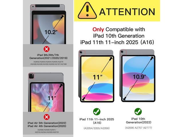 ZtotopCases for iPad (A16) 11th Generation Case 11 inch (2025), iPad 10th Generation Case 10.9 Inch 2022, Premium PU Leather Business Folio Stand...