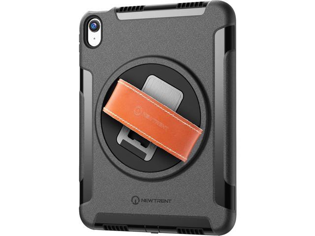 Original Rugged iPad Case for iPad 11 (A16) 11-inch (2025) & iPad 10th Gen 10.9-inch (2022) 360° Rotating Kickstand, Genuine Leather Hand Strap,...