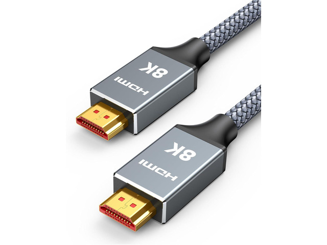 Capshi 30ft 8K 4K@120Hz HDMI Cable 2.1, 48Gbps High Speed Cord for PS5/4, TV, Gaming Console, Monitor, 8K@60Hz, 2K@240Hz, 144Hz, Support HDR, eARC,...