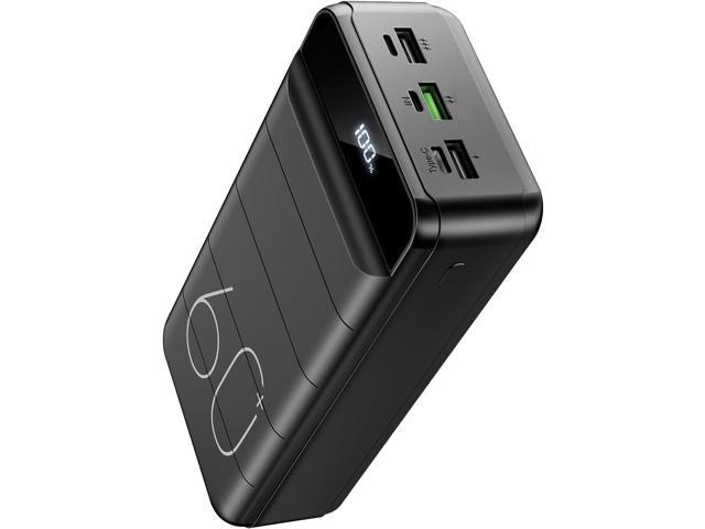 Power Bank 60000mAh 22.5W Fast Charging Portable Charger with Flashlight, 4 Outputs & 3 Inputs LED Display Huge Capacity External Battery Pack for...