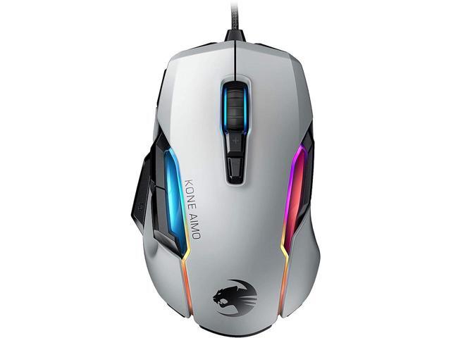 ROCCAT Kone AIMO Remastered PC Gaming Mouse, Ergonomic Performance Wired Computer Mouse, RGB Lighting, LED Illumination, High Precision, 16.000 DPI...