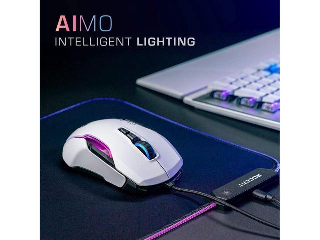 ROCCAT Kone AIMO Remastered PC Gaming Mouse, Ergonomic Performance Wired Computer Mouse, RGB Lighting, LED Illumination, High Precision, 16.000 DPI...