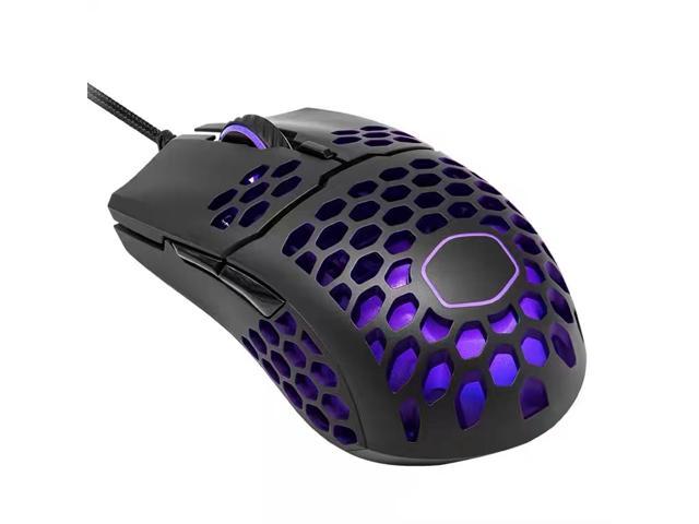 Cooler Master MM711 Lite RGB-LED Lightweight 59g Wired Gaming Mouse - 10000 DPI Optical Sensor, 20 Million Click Omron Switches, Smooth Glide PTFE.