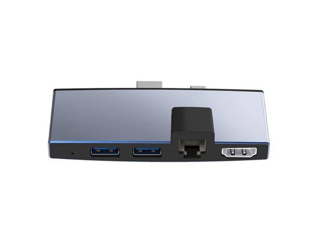 6 in 1 USB 3.0 / LAN / 4K HDMI / SD / TF HUB Adapter