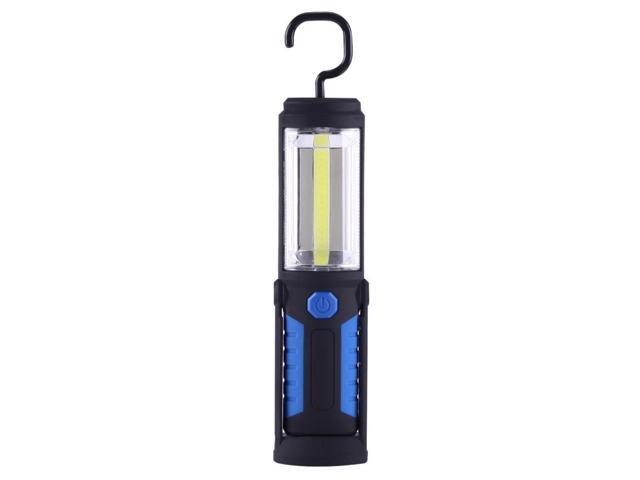 PR5W-1 5W COB+1W F8 IP43 Waterproof White Light LED Torch Work Light, 400 LM Multi-function USB Charging Portable Emergency Work Stand Light with...