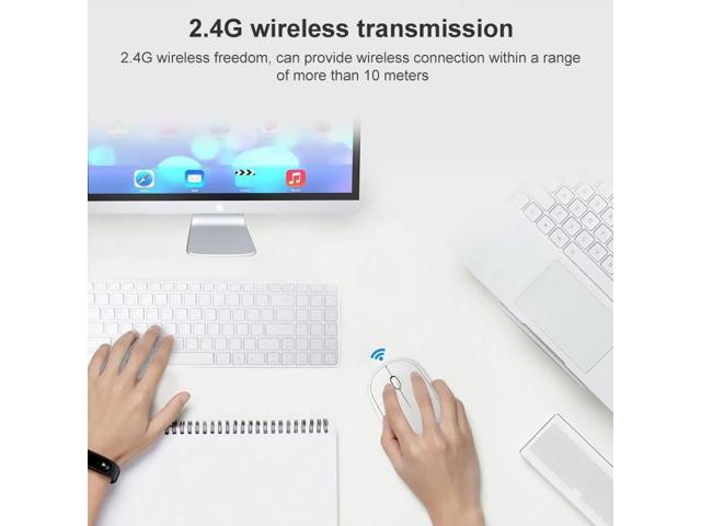 ZGB 360 2.4G Computer Laptop Wireless Chargeable Mini Mouse 1000dpi (Pink)