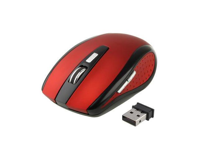 2.4 GHz 800~1600 DPI Wireless 6D Optical Mouse with USB Mini Receiver, Plug and Play, Working Distance up to 10 Meters
