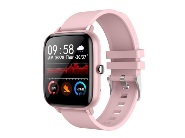 P6 1.54 inch TFT Color Screen IP68 Waterproof Smart Bracket, Support Bluetooth Call / Sleep Monitoring / Heart Rate Monitoring (Pink)