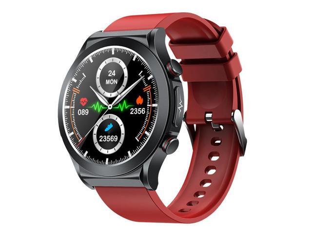 Tk21p Ecg Smart Watch Heart Rate Blood Oxygen Body Temperature Sleep Monitoring Multi-Sport Smart Watch (Red)