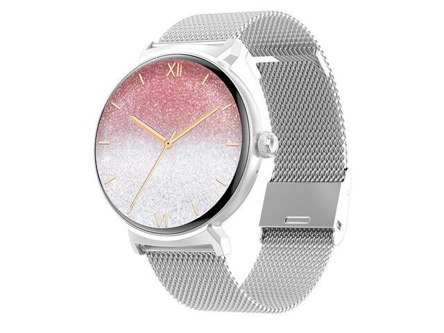 Dt4 New Bluetooth Calling Smart Watch Female Assistant 1.39-Inch 360*360 Multi-Sports Watch (Silver Steel)