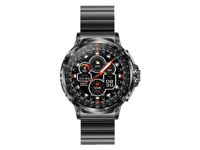 1.85 Large Screen 710Mah Battery V69 Bluetooth Call Smart Watch Heart Rate Blood Oxygen Multi-Sport Smart Watch (Black Bamboo)