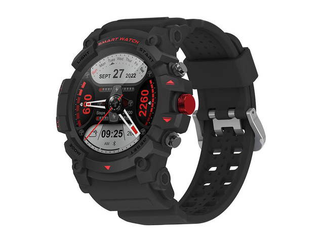G02gps Four-Star Positioning 1.39 Bluetooth Music And Phone Calls Heart Rate Blood Pressure More Than Sport Smart Watch (Black)
