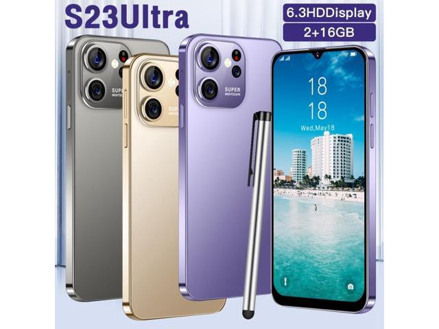 S23 Ultra E6, 2GB+16GB, 6.3 inch Screen, Face Identification, Android 8.1 MTK6737 Octa Core, Network: 4G (Gold)