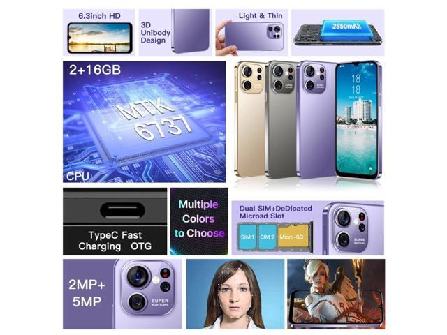S23 Ultra E6, 2GB+16GB, 6.3 inch Screen, Face Identification, Android 8.1 MTK6737 Octa Core, Network: 4G (Gold)