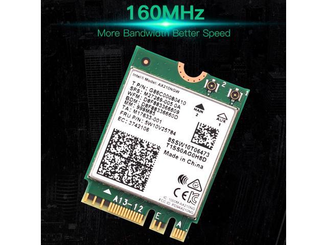 Teday Wi-Fi 6E Intel AX210 Bluetooth 5.2 + 3000Mbps 2.4Ghz 5Ghz 6Ghz M.2 2230 Key E Desktop Kit Wireless Adapter AX210NGW NGFF WiFi 6 Card...