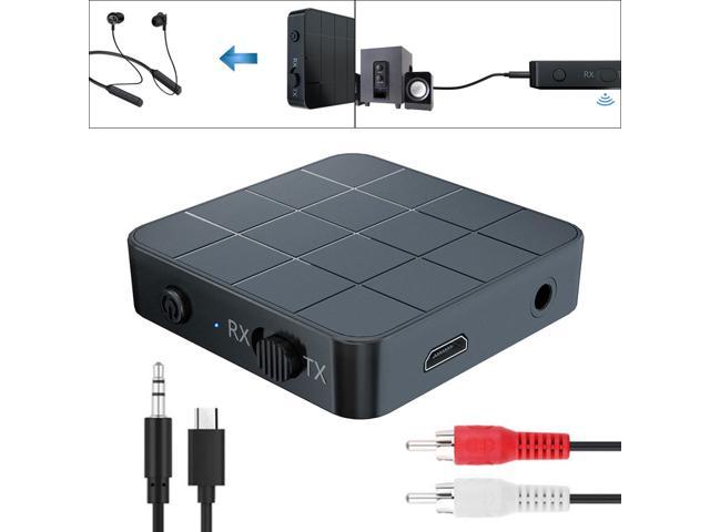2 IN 1 Bluetooth 5.0 Transmitter Receiver Wireless Audio Aux 3.5mm Adapter For TV Computer Speaker Car Stereo 3.5mm AUX Jack RCA Adapter