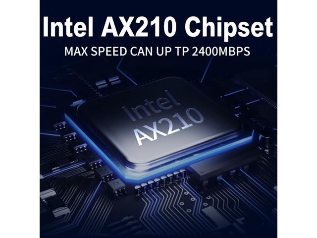 AX3000 Bluetooth 5.3 Wifi 2 In 1 WIFI 6E Intel AX210 PCI Express WifI 6 Adapter Tri band 5374M Wireless PCIE Network Card Windows 11 Window 10 For...