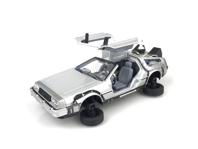 Welly 1:24 Diecast DeLorean DMC Back To The Future 2 Fly Mode Time Machine Car Model 22441FV