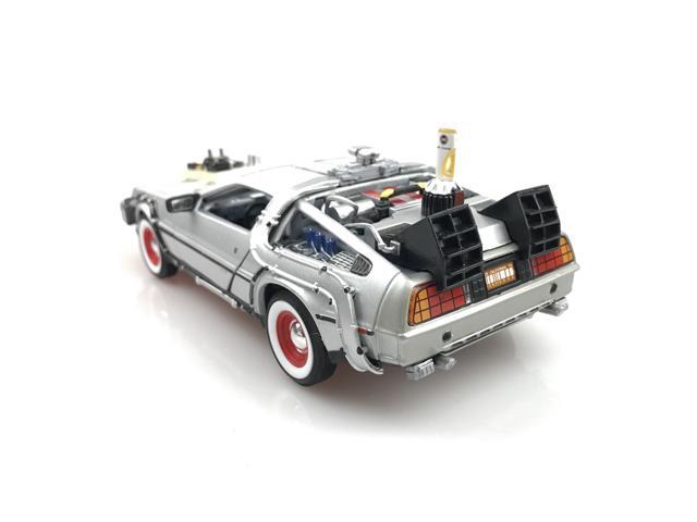 Welly 1:24 Diecast DeLorean DMC Back To The Future 3 Fly Mode Time Machine Car Model 22444