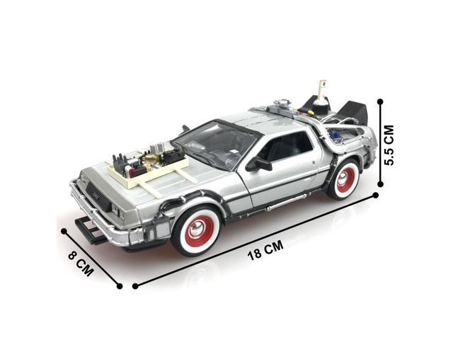Welly 1:24 Diecast DeLorean DMC Back To The Future 3 Fly Mode Time Machine Car Model 22444