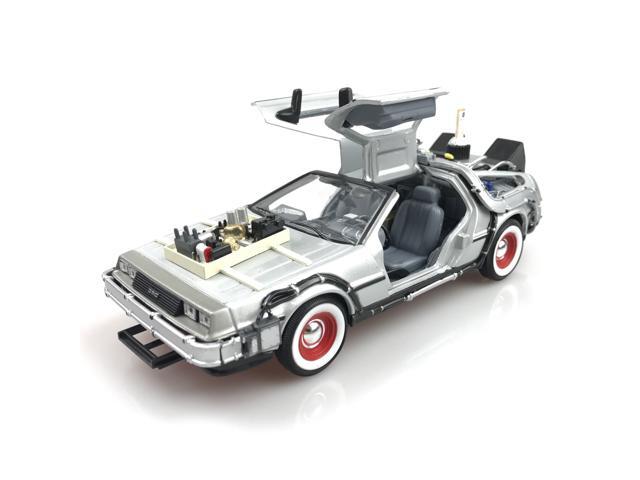 Welly 1:24 Diecast DeLorean DMC Back To The Future 3 Fly Mode Time Machine Car Model 22444
