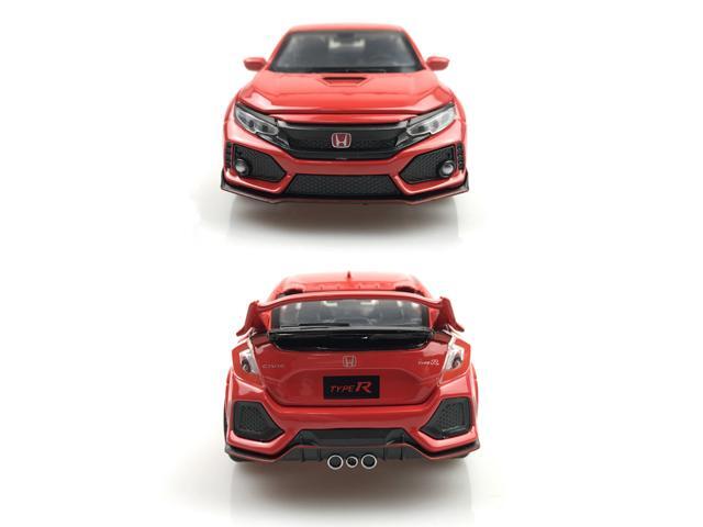 MiniAuto 1:32 Scale Civic Type R Red Label Diecast Car Model Doors Openable With Light & Sound