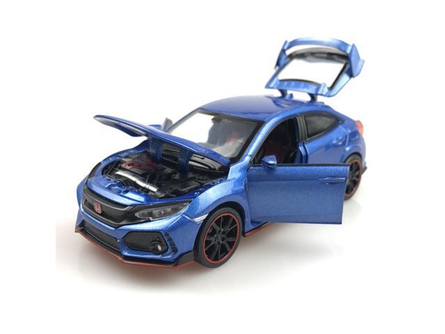 MiniAuto 1:32 Scale Civic Type R Red Label Diecast Car Model Doors Openable With Light & Sound