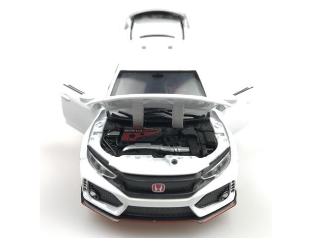 MiniAuto 1:32 Scale Civic Type R Red Label Diecast Car Model Doors Openable With Light & Sound