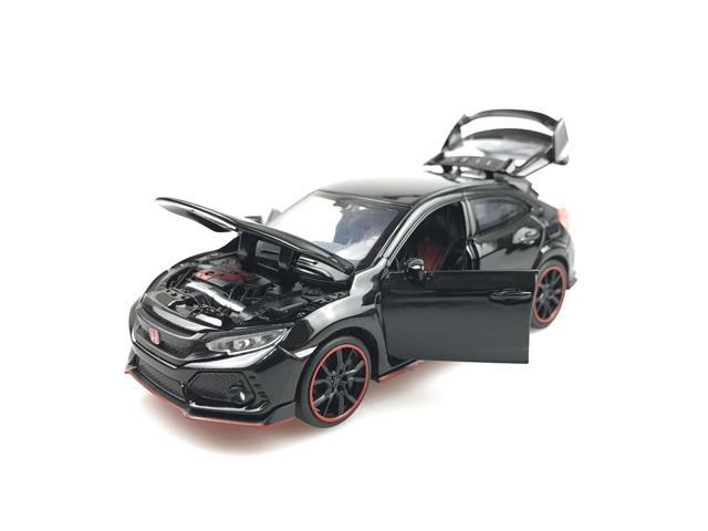 MiniAuto 1:32 Scale Civic Type R Red Label Diecast Car Model Doors Openable With Light & Sound