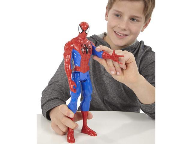 Hasbro 1:6 Spiderman Red Suit 12-inch Action Figure Titan Series Hero Figure A1517 Authentic Product