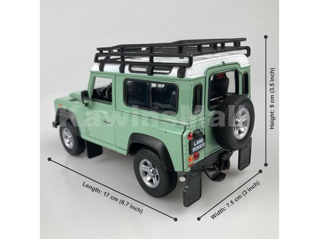 Welly 1:24 Land Rover 2010s Defender TD5 TDCI 90 Off-Road Vehicle Truck Alloy Diecast Model Toy