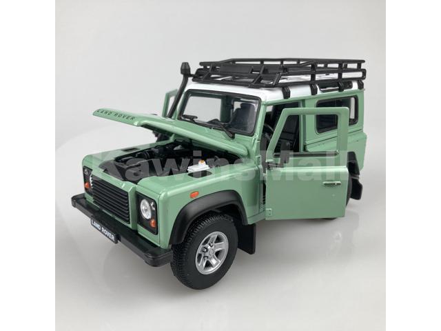 Welly 1:24 Land Rover 2010s Defender TD5 TDCI 90 Off-Road Vehicle Truck Alloy Diecast Model Toy