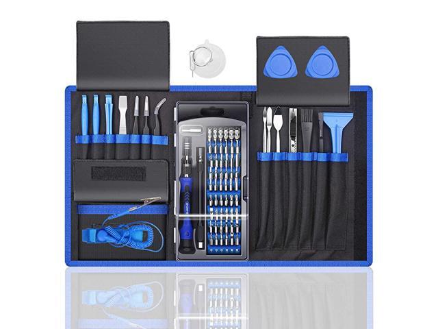 IN 1 Professional Computer Repair Tool Kit Precision Laptop Screwdriver Set with 56 Bit AntiStatic Wrist and 24 Repair Tools Suitable for Macbook...