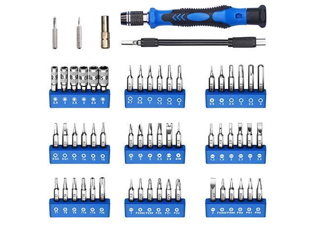 IN 1 Professional Computer Repair Tool Kit Precision Laptop Screwdriver Set with 56 Bit AntiStatic Wrist and 24 Repair Tools Suitable for Macbook...