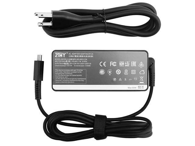 Lenovo 65W Type C USBC Laptop Charger AC Adapter Compatible with Lenovo Thinkpad P52s T470 T480 T480s T580 T590 L390 L480 X280 E480 E485 Chromebook...