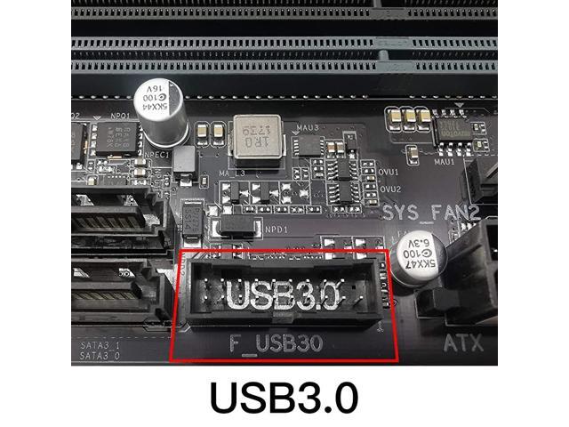 USB 3.0 (3.1 Gen 2) Internal (19-Pin) Header to USB 3.1/3.2 Type-C (20-Pin) A-Key Front Panel Adapter