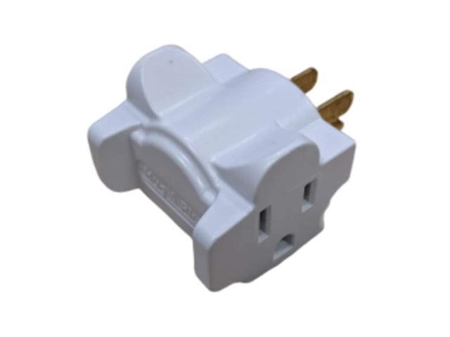 Dual Outlet Wall Adapter, 6 Pack White photo