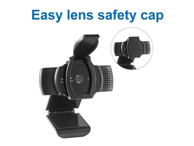 5MP HD 1080P Webcam Auto Focus Camera with Mic for Dektop, Laptop, Compatible with windows, Mac os for Video Conferencing, Recording, and Streaming