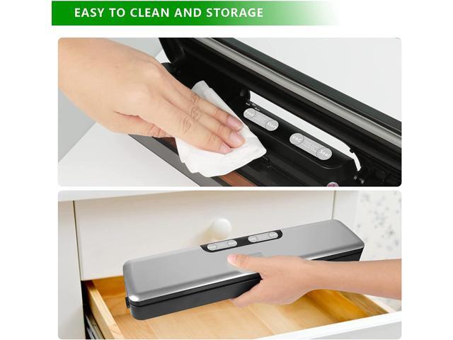 Vacuum Sealer Machine, Lightweight Food Vacuum Sealer Compact Machine for Food Preservation, Automatic Food Sealer Saver Vacuum Machine Easy to...