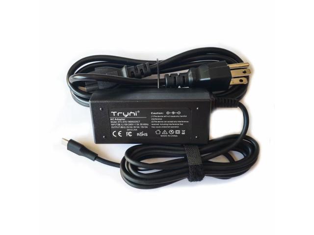 Laptop Charger Power Adapter for Google Pixelbook GA00122 GA00123 GA00124 Pixelbook Go GA00519-US Pixelbook Chromebook USB Type C AC Adapter Power...