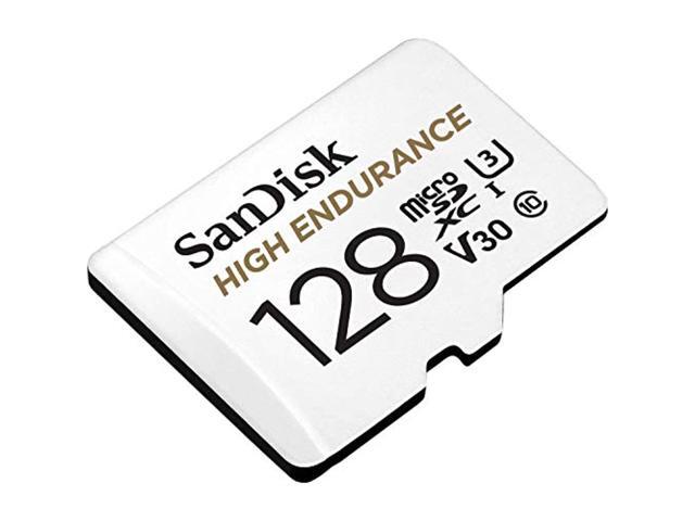 Sandisk 128Gb High Endurance Video Microsdxc Card With Adapter For Dash Cam And Home Monitoring SystemsC10, U3, V30, 4K Uhd, Micro Sd...