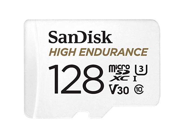 Sandisk 128Gb High Endurance Video Microsdxc Card With Adapter For Dash Cam And Home Monitoring SystemsC10, U3, V30, 4K Uhd, Micro Sd...