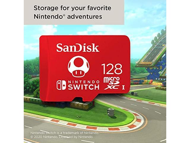 Sandisk 128Gb Microsdxc-Card, Licensed For Nintendo-SwitchSdsqxao-128G-Gnczn
