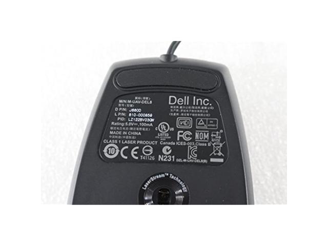 Genuine Dell J660d Premium 6-Button Usb Laser Scroll Mouse Plug-N-Play