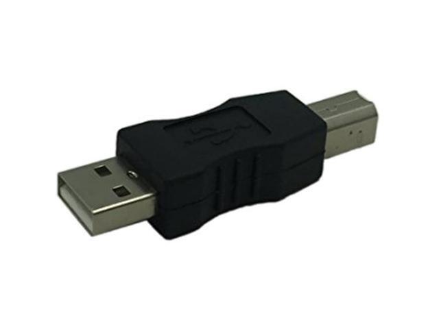 Usb Type A Male To Usb Type B Male Connector Converter Adapter (2Pack)